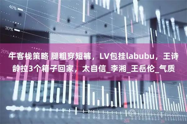 牛客栈策略 腿粗穿短裤，LV包挂labubu，王诗龄拉3个箱子回家，太自信_李湘_王岳伦_气质